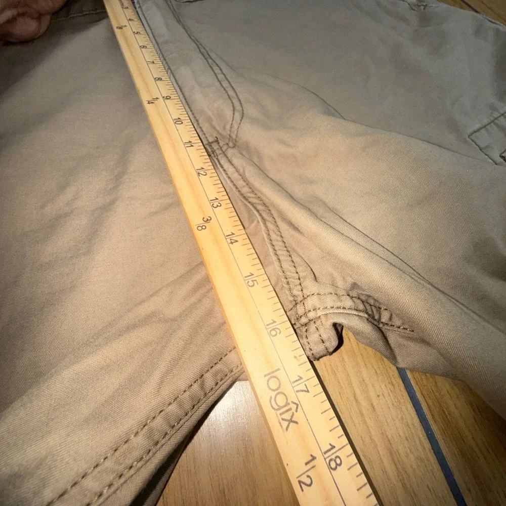Levis Mens Cargo Shorts Size 42 Extra Long Green Utility Relaxed Fit Cotton